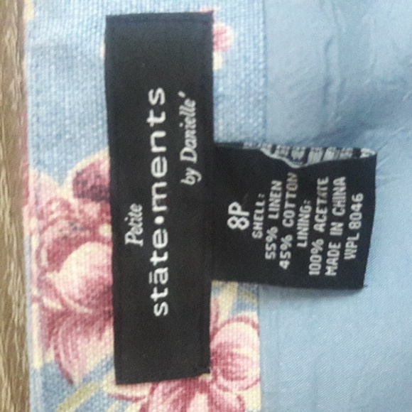 Statements by Danielle floral embellished wrap maxi skirt vintage 8 petite - Picture 9 of 16